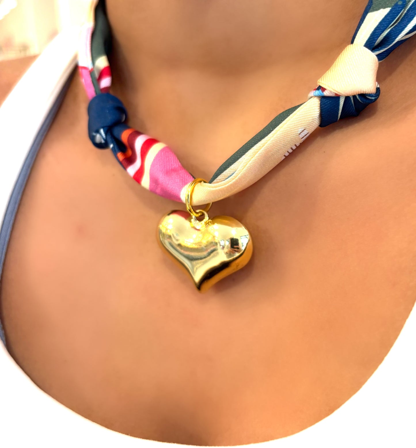 Capri scarf necklace