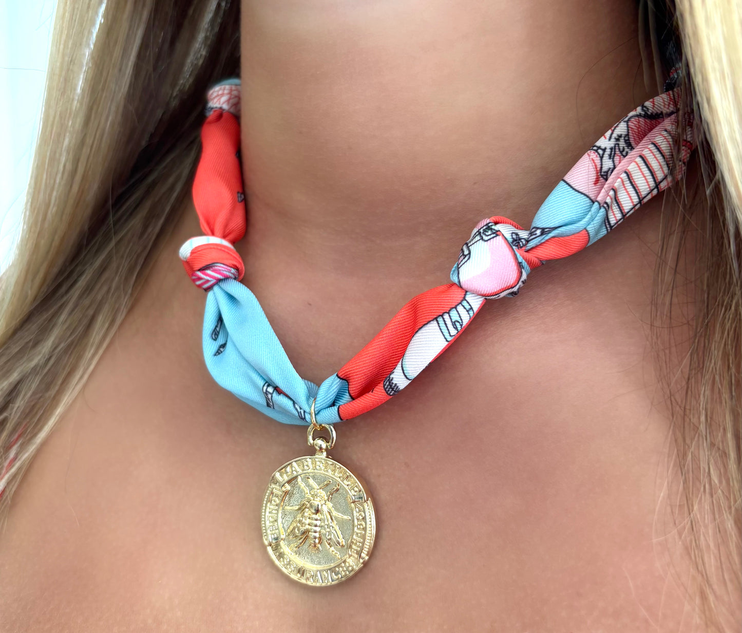 Belmont scarf necklace