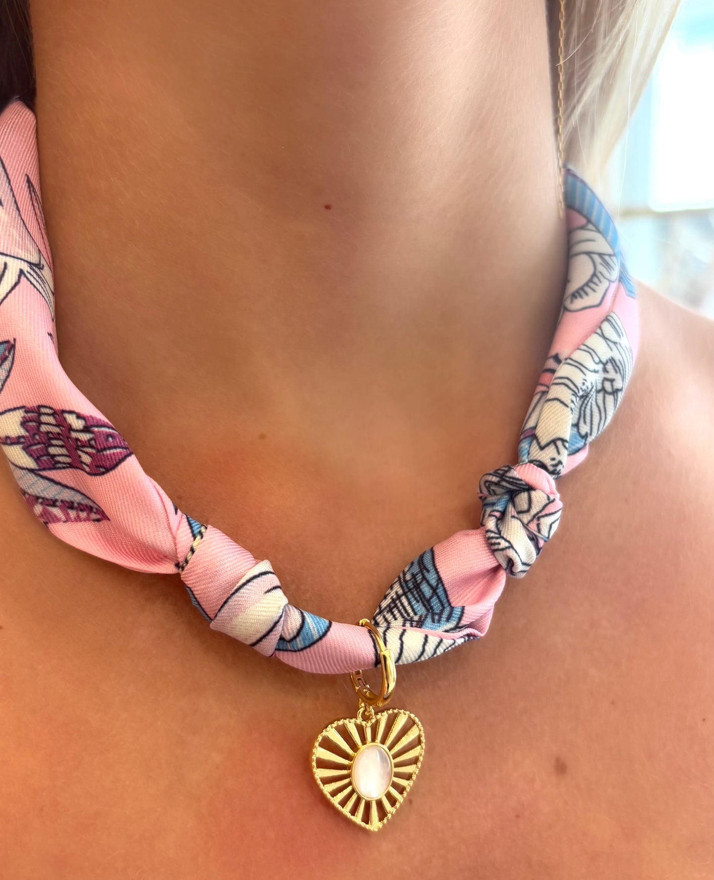 Waverly scarf necklace