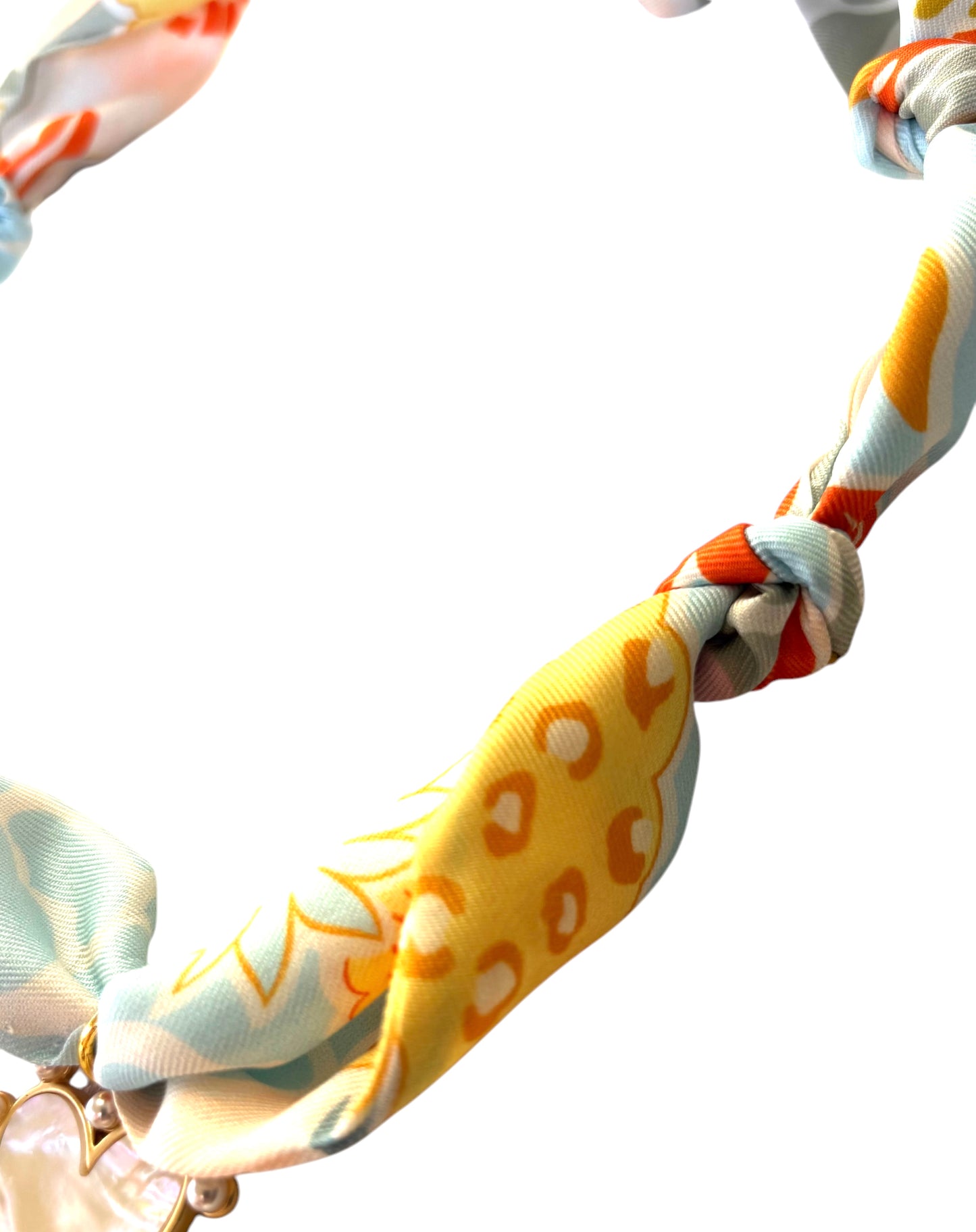 Tahiti scarf necklace