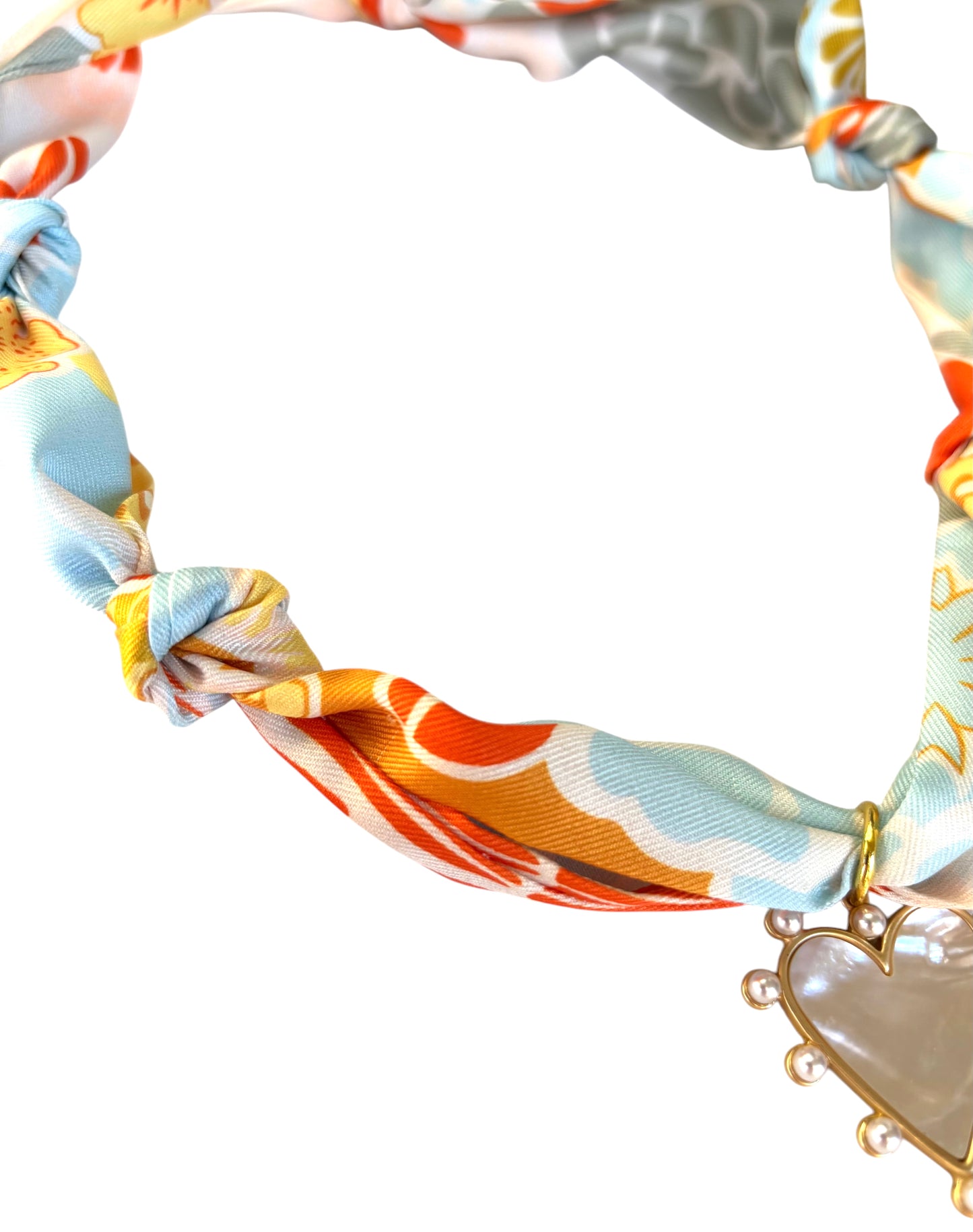 Tahiti scarf necklace