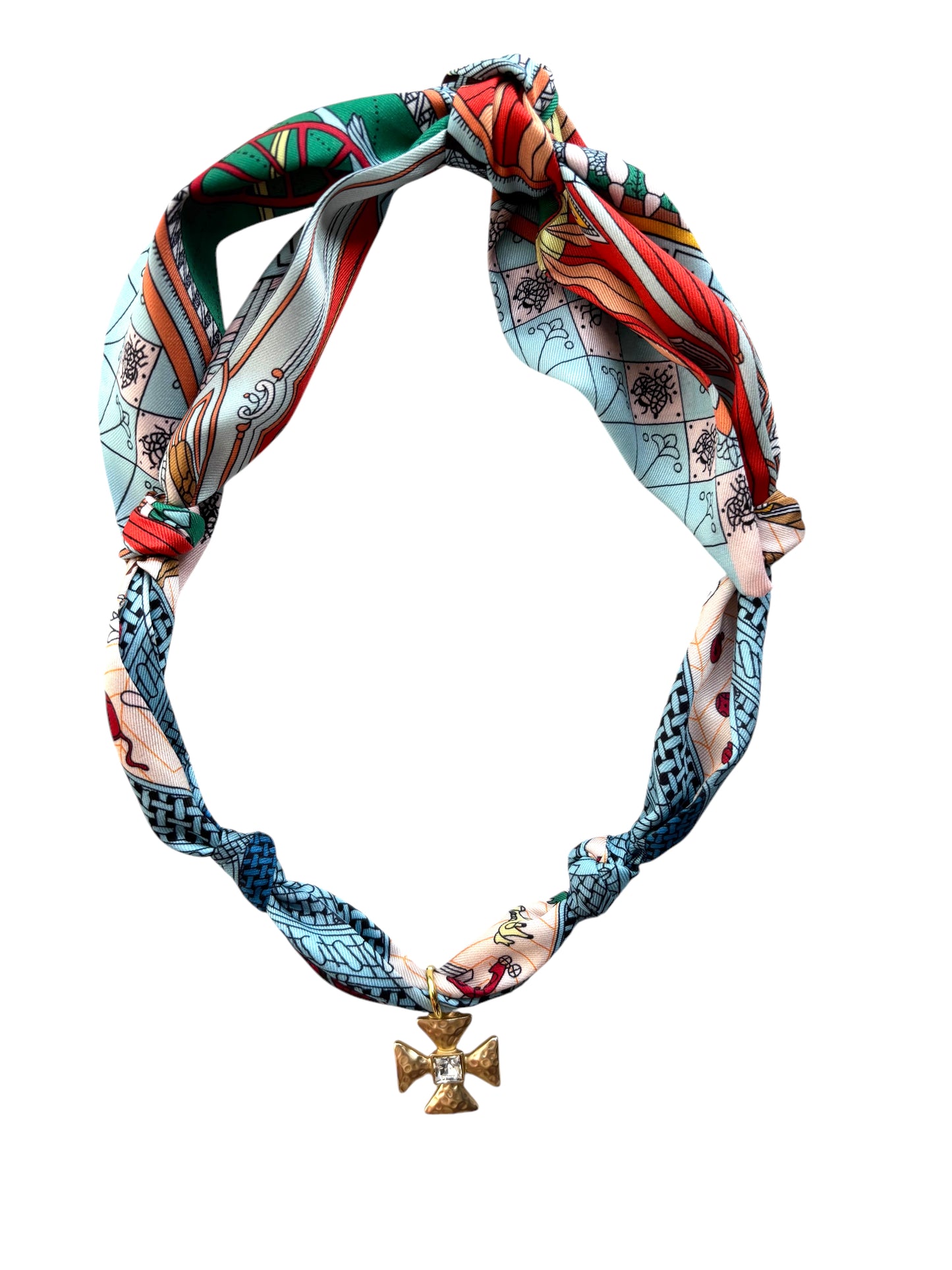 Bali scarf necklace