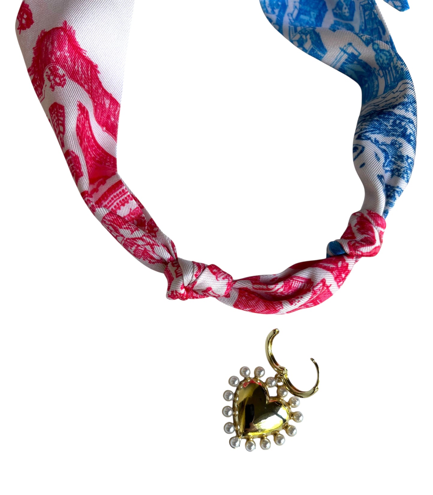 Oxford scarf necklace