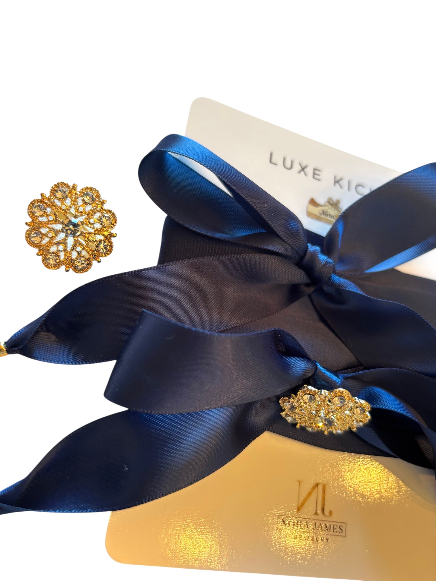 Luxe Kicks Shoelaces/Navy Crush