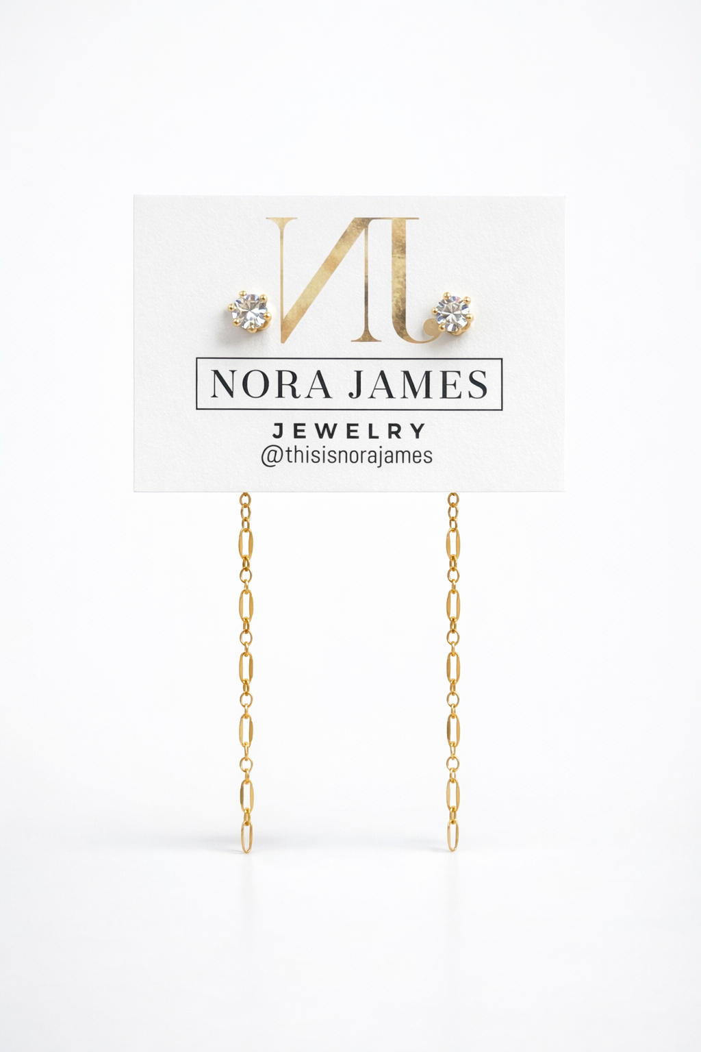 Evermore chain earrings