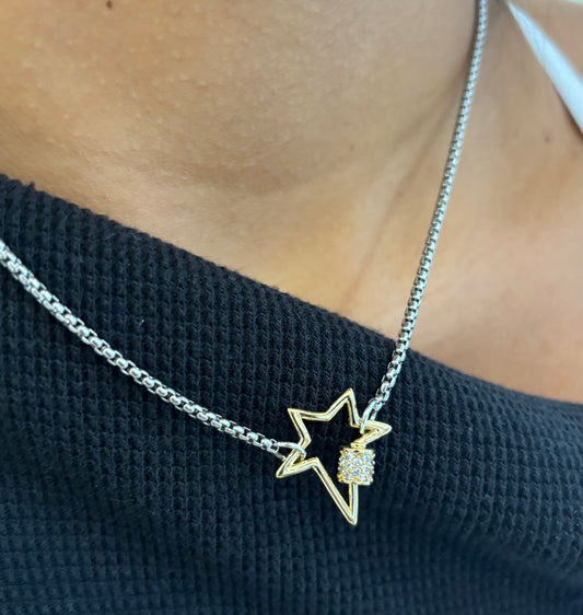 Mini sparkle star lock