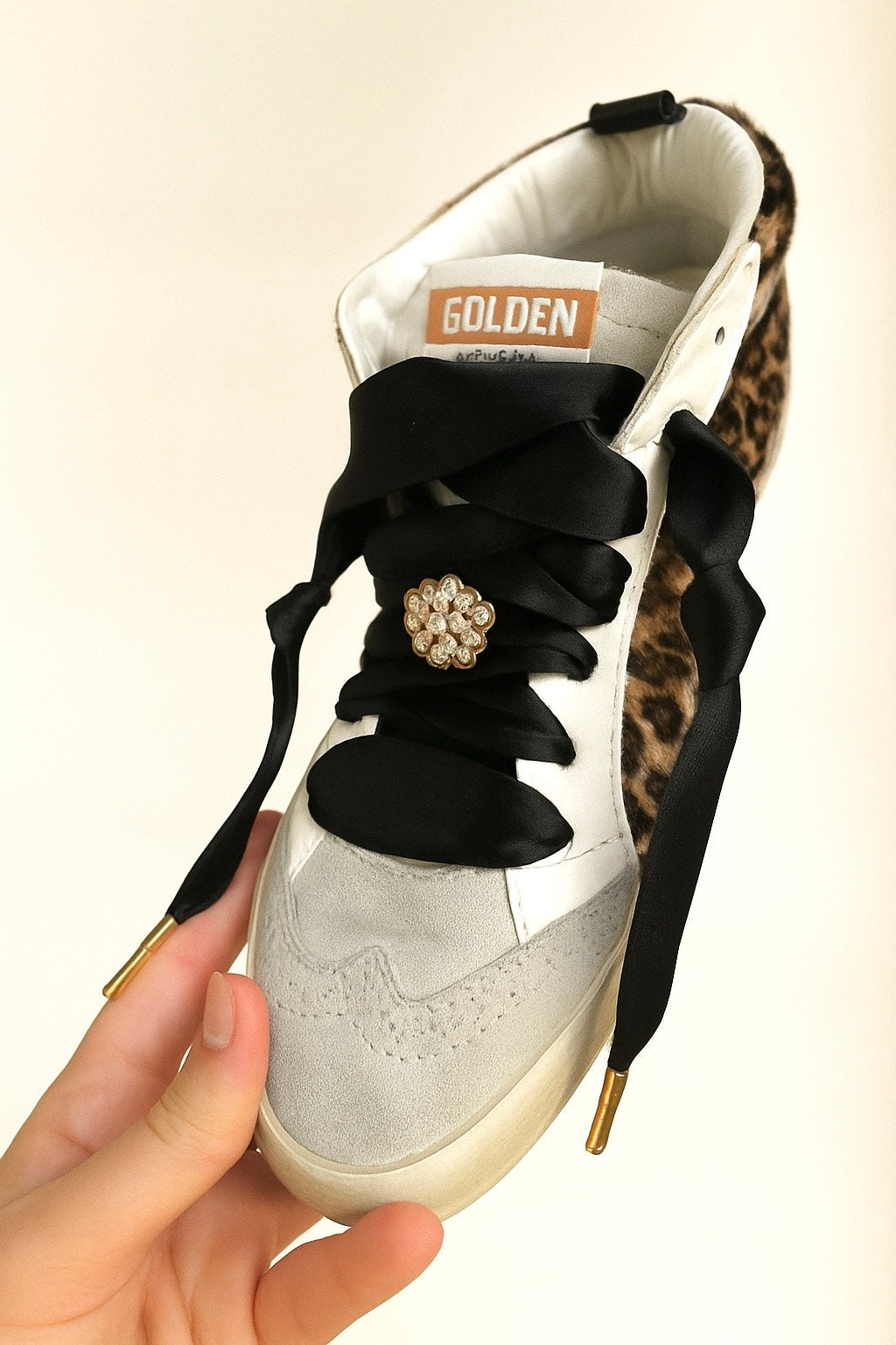 Luxe Kicks Shoelaces/Black Tie