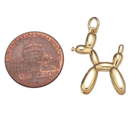 Balloon dog charm