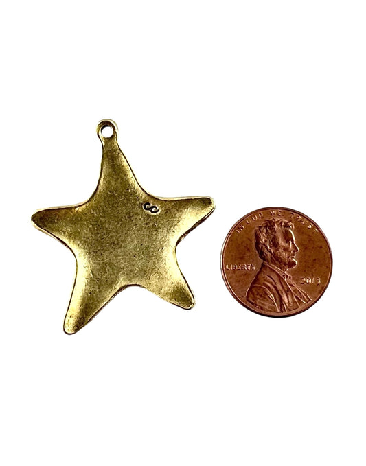 Artisan star charm