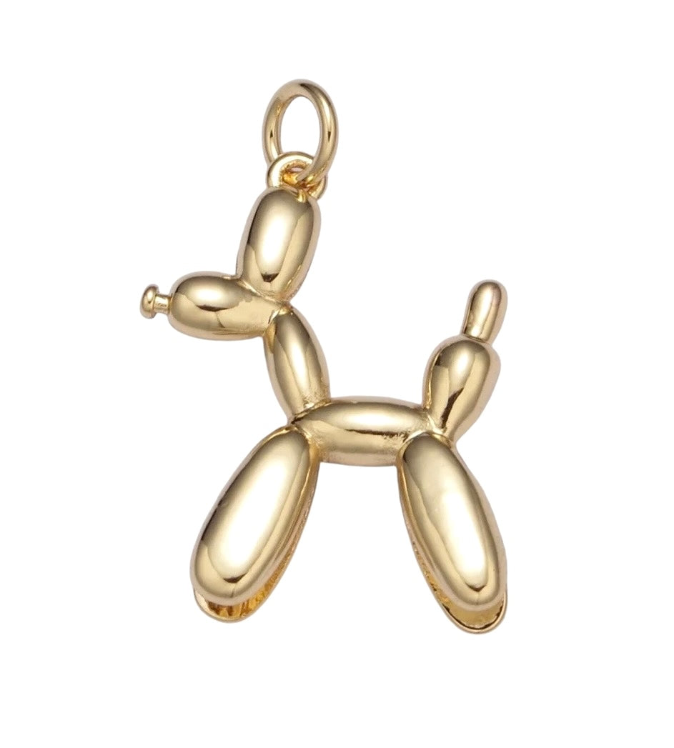 Balloon dog charm