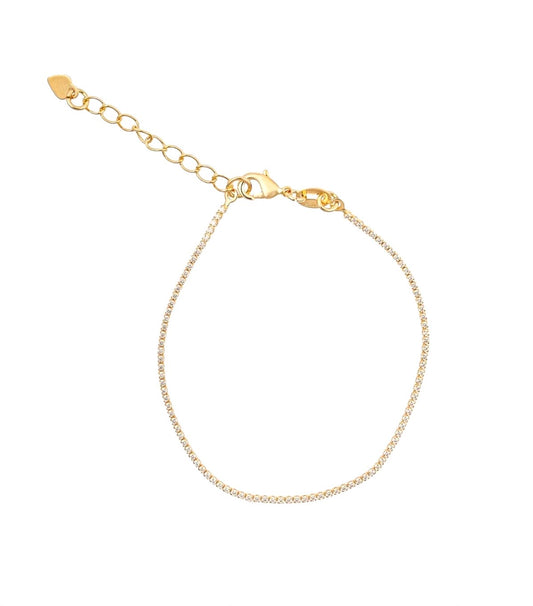 Micro tennis bracelet