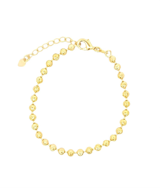 Glitter ball chain bracelet