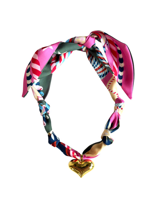 Capri scarf necklace