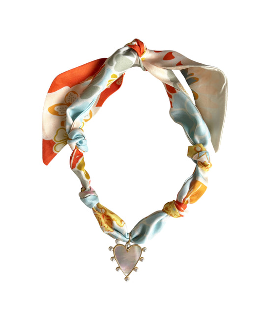 Tahiti scarf necklace