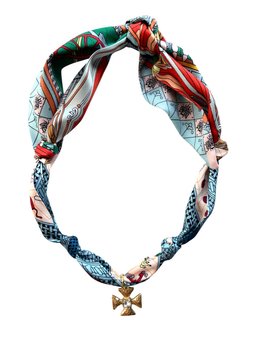 Bali scarf necklace