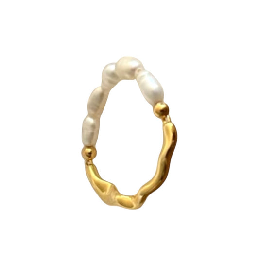 Poppy pearl ring