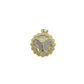Dotted butterfly charm