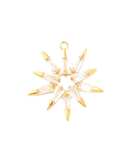 Pointed star charm