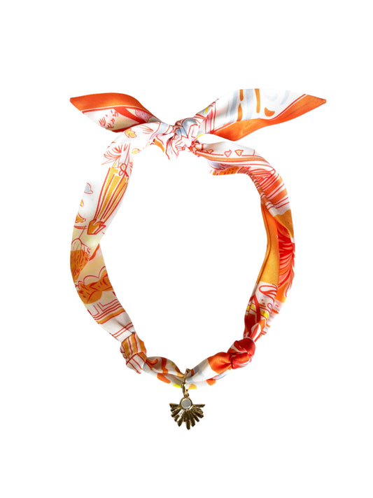 Sunnyvale scarf necklace