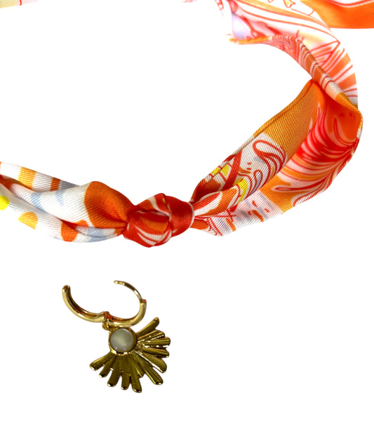 Sunnyvale scarf necklace