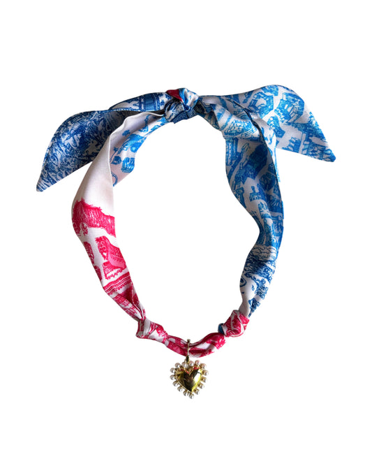 Oxford scarf necklace