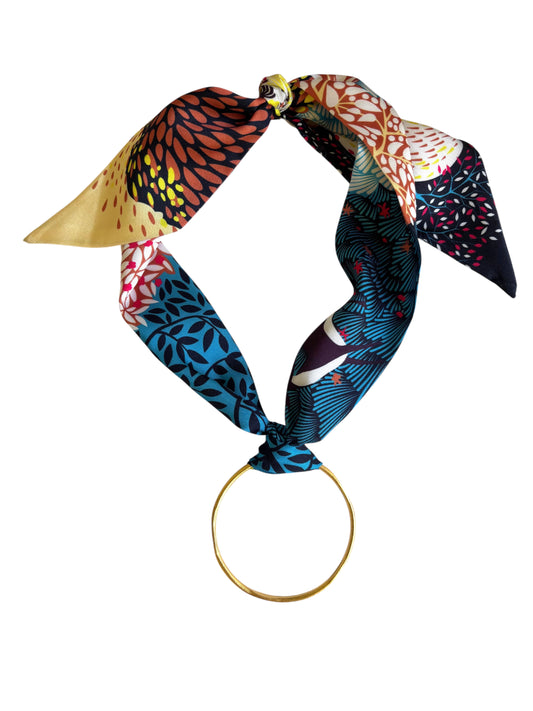 Hoopla scarf necklace