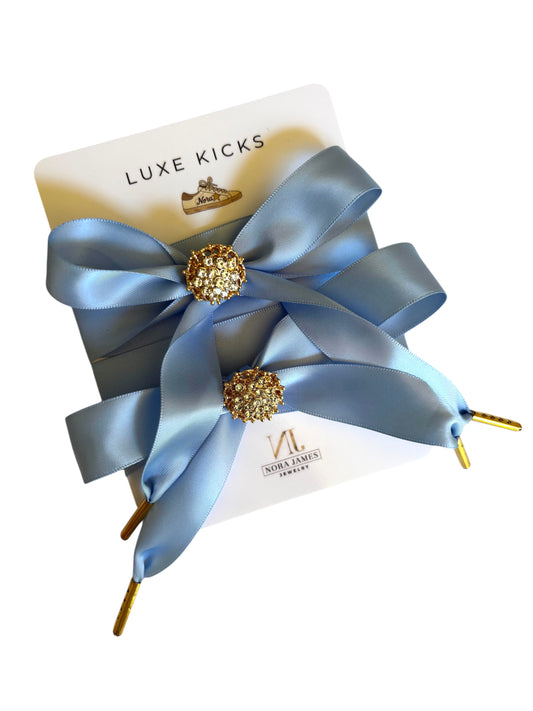 Luxe Kicks Shoelaces/Icy Blue