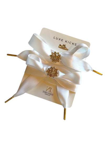 Luxe Kicks Shoelaces/Snow Glow