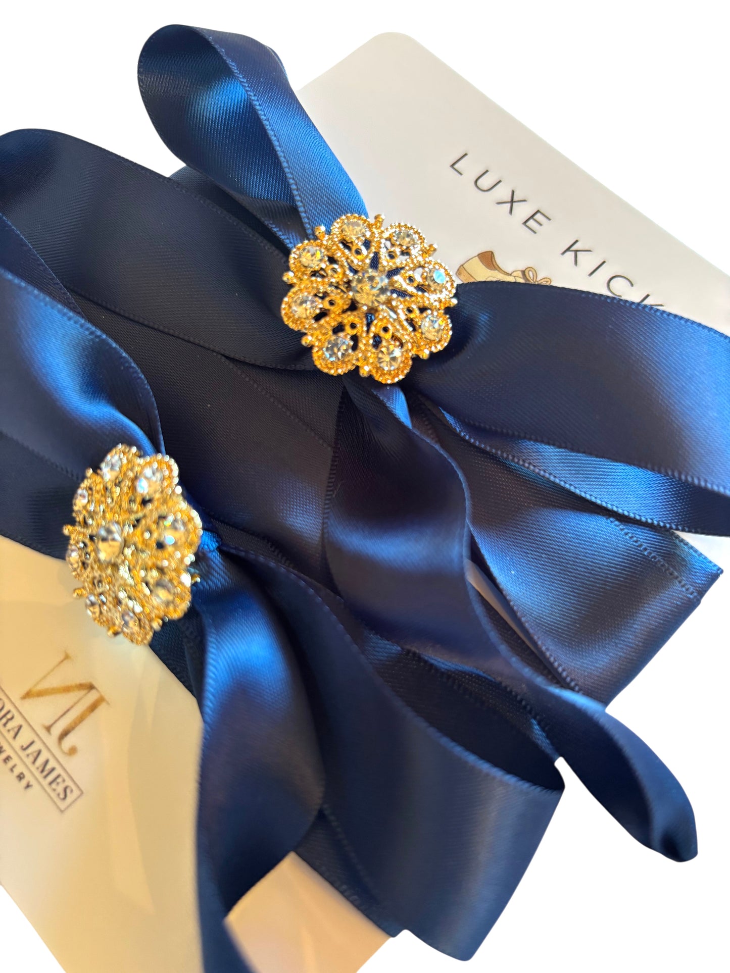 Luxe Kicks Shoelaces/Navy Crush