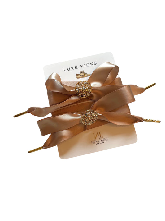 Luxe Kicks Shoelaces/Golden Khaki