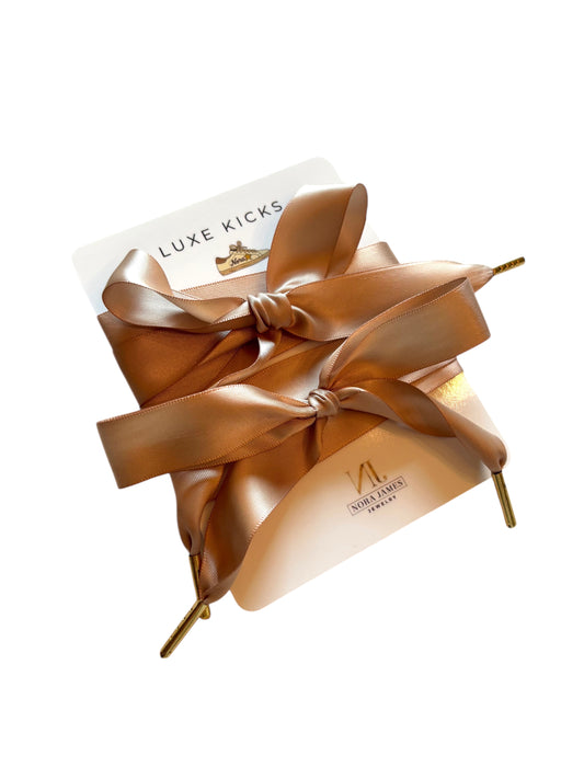 Luxe Kicks Shoelaces/Golden Khaki