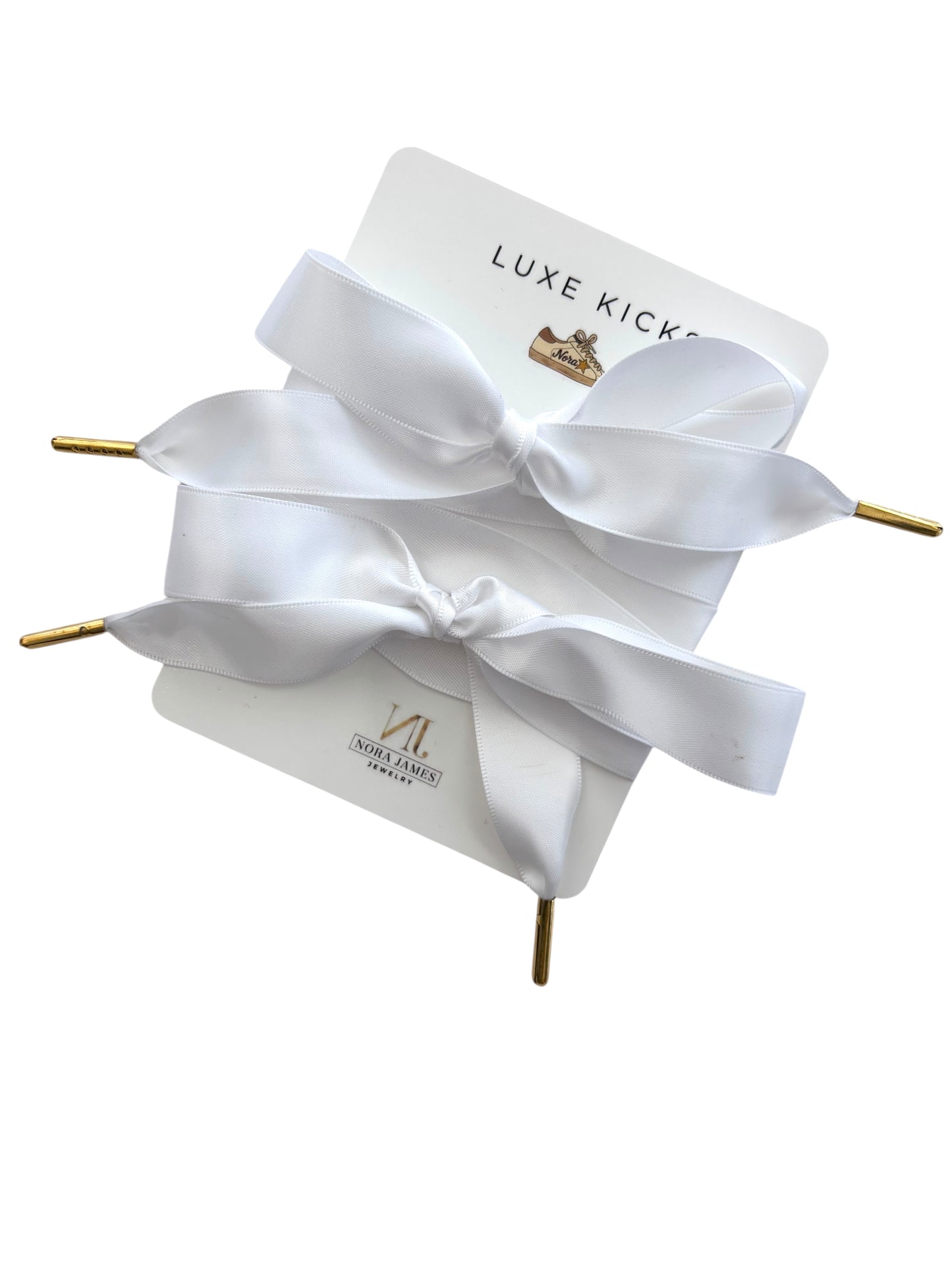 Luxe Kicks Shoelaces/Snow Glow