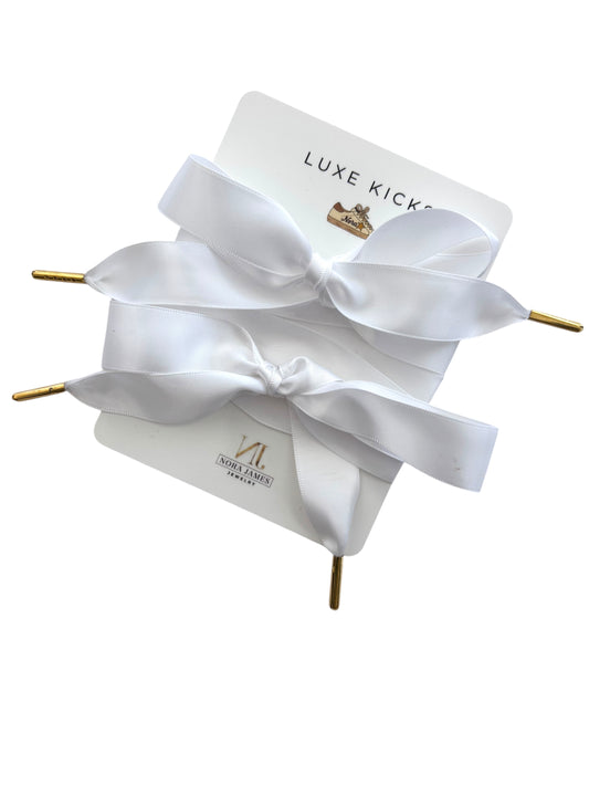 Luxe Kicks Shoelaces/Snow Glow