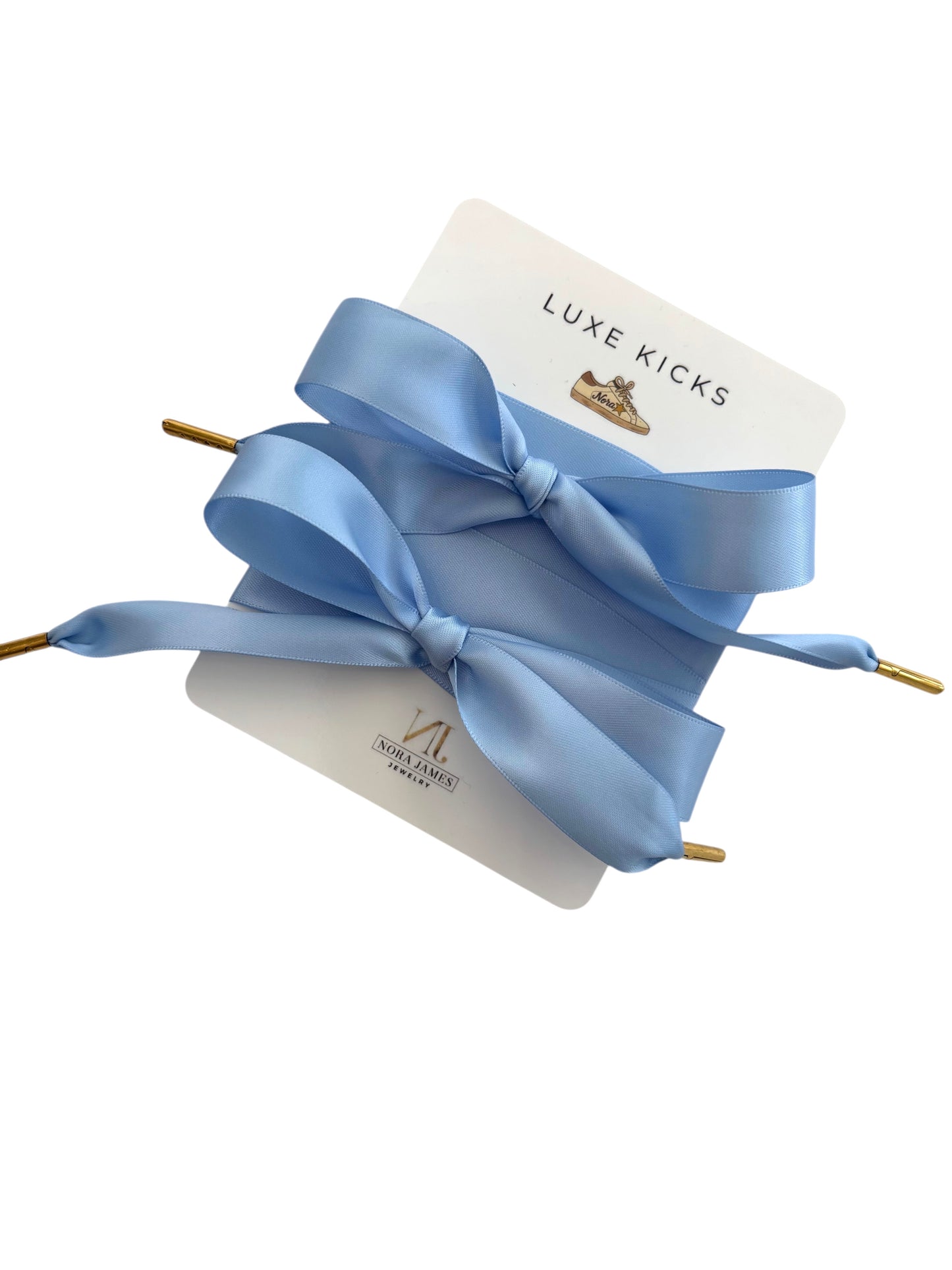 Luxe Kicks Shoelaces/Icy Blue