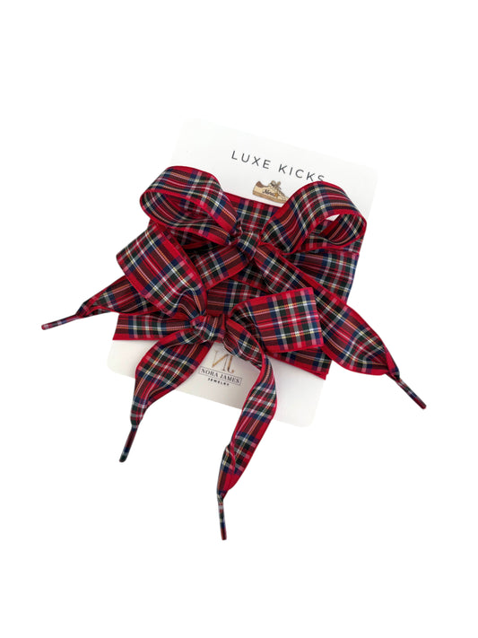 Luxe Kicks Shoelaces/Sweetheart Plaid