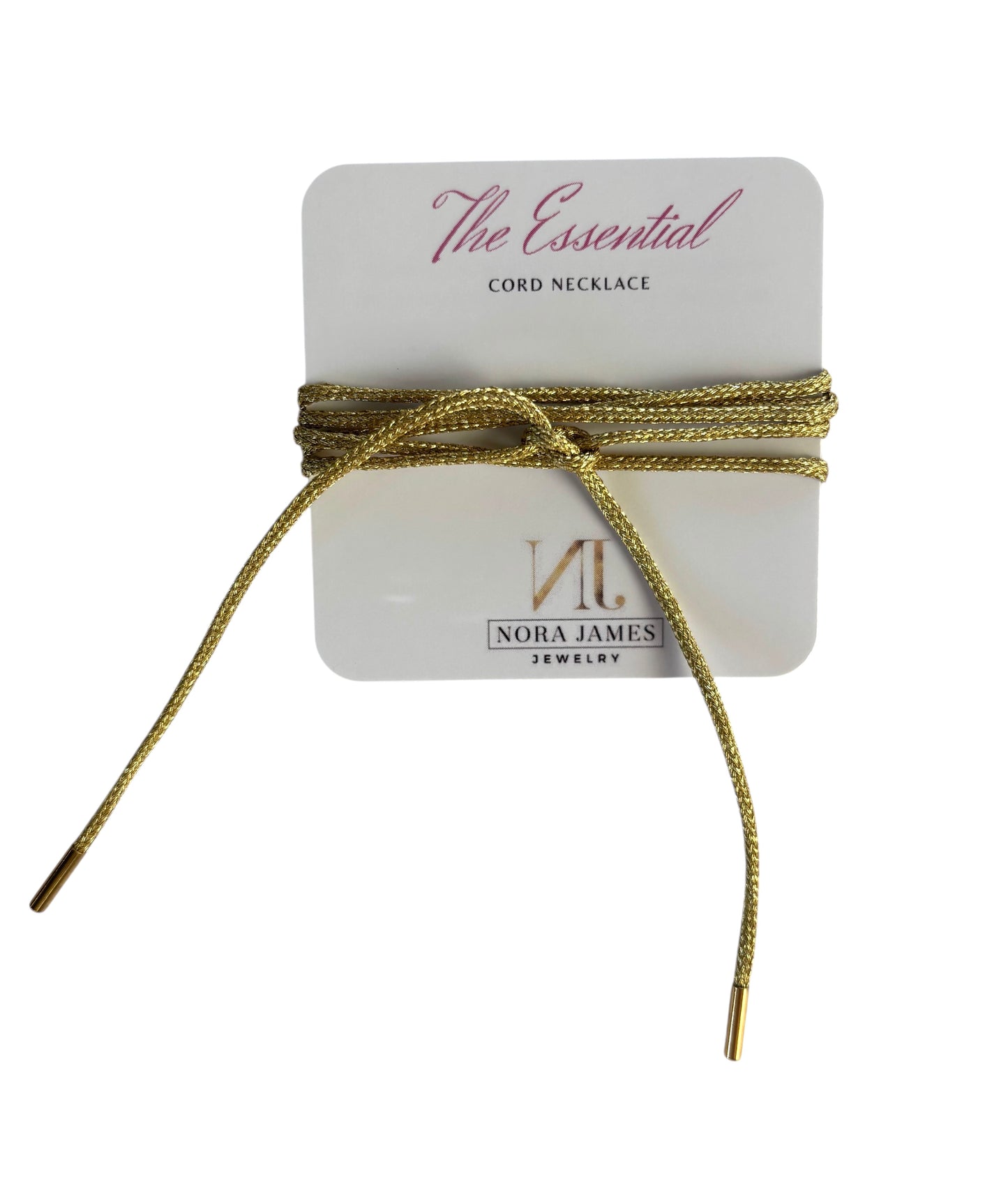 The essential cord necklace