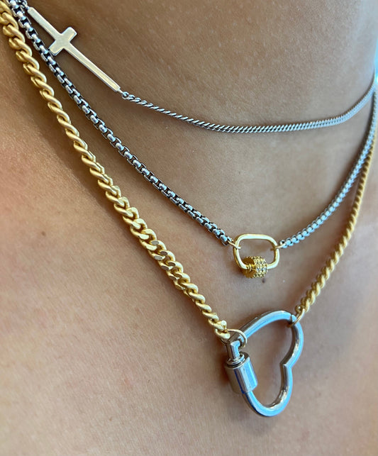 Lovely lock necklace