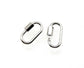 Silver oval carabiner