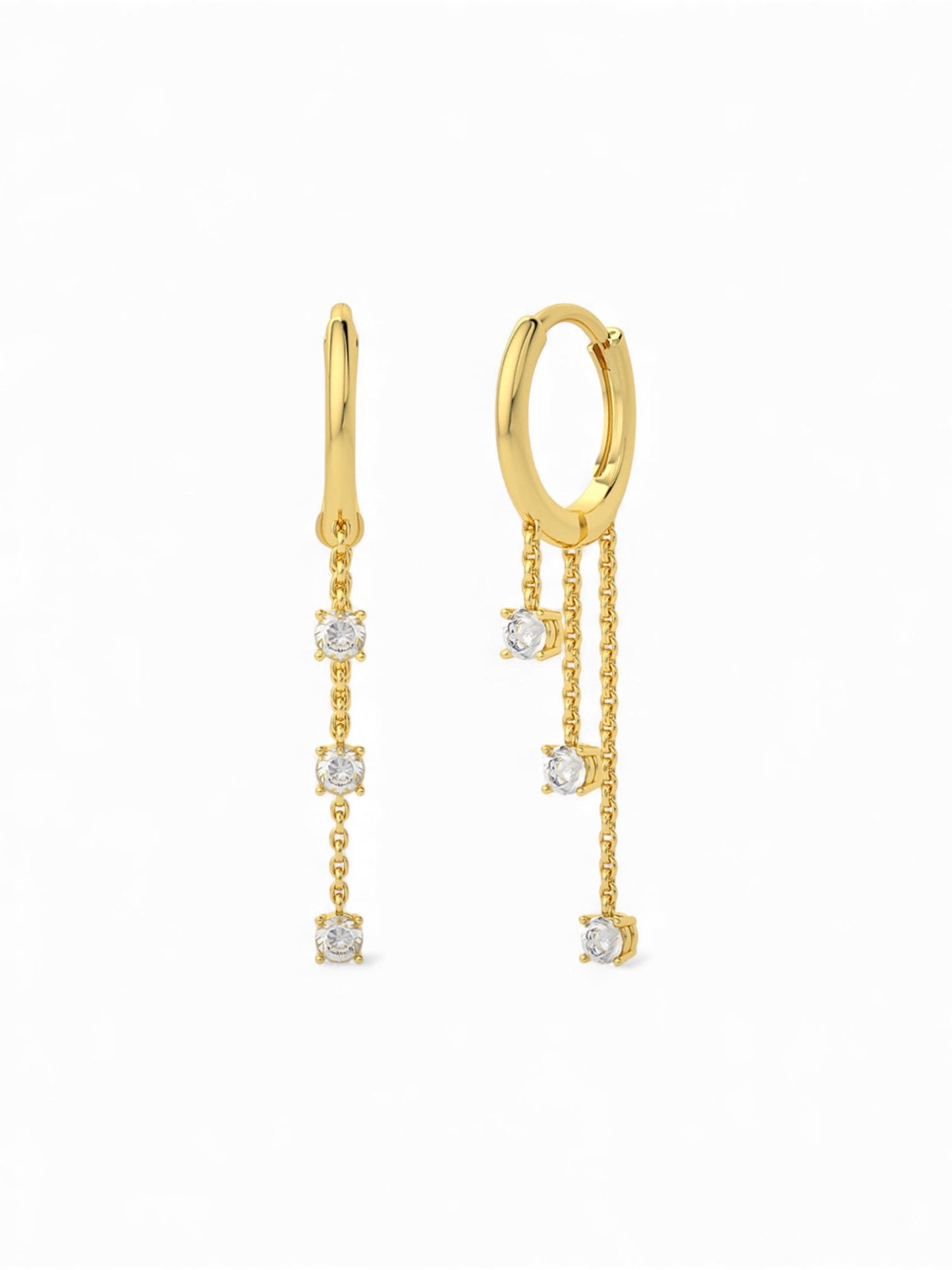 Afterglow Huggie Hoops