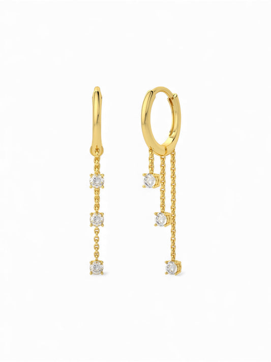 Afterglow Huggie Hoops