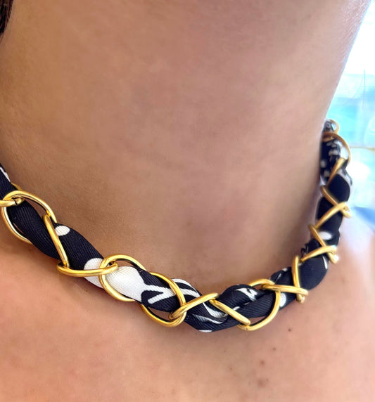 Luxe Chain Scarf Necklace